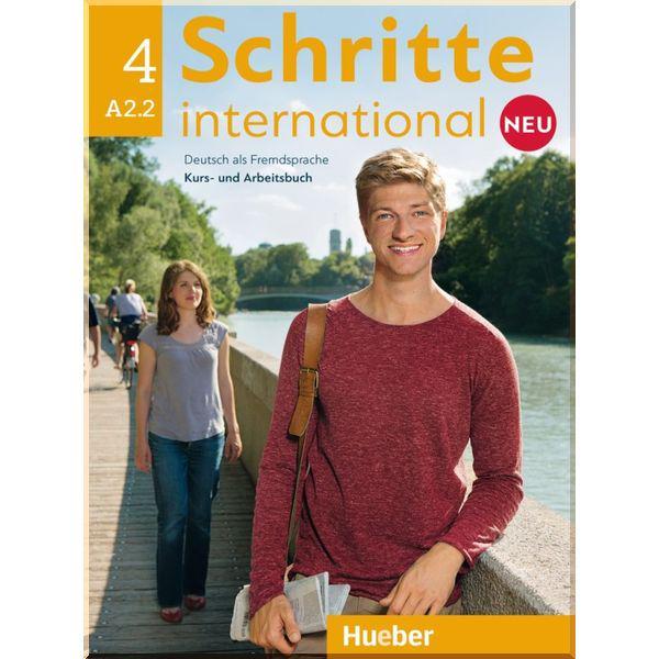 Підручник і робочий зошит Schritte international Neu 4 Kurs- und Arbeitsbuch mit Audio-CD zum Arbeitsbuch