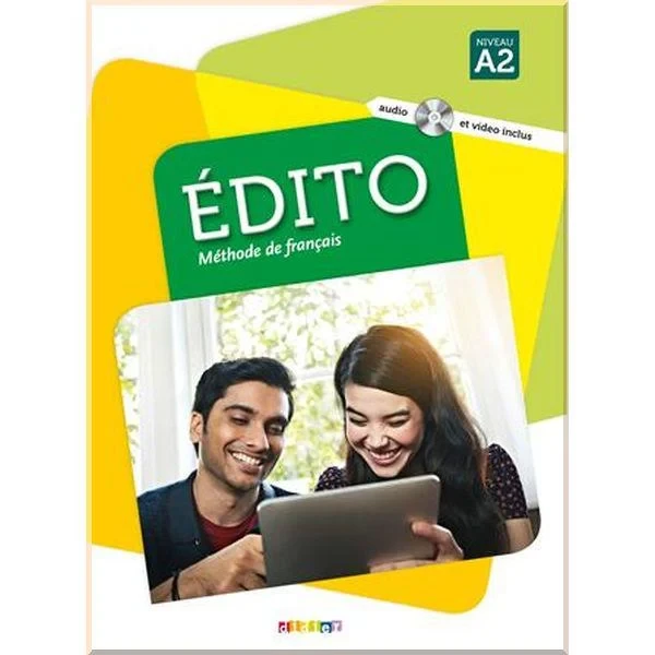 Підручник Édito A2 Livre avec CD audio et DVD