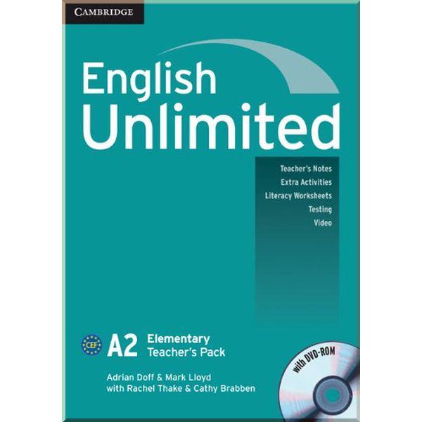 Книга для вчителя English Unlimited Elementary Teacher's Pack with DVD-ROM