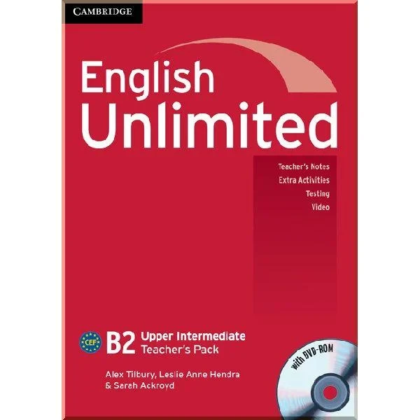 Книга для вчителя English Unlimited Upper-Intermediate Teacher's Pack with DVD-ROM