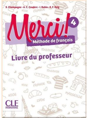 Книга для вчителя Merci! 4 Livre du professeur