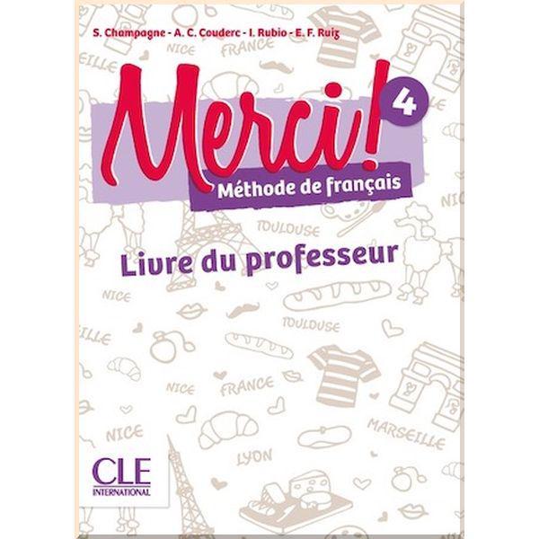 Книга для вчителя Merci! 4 Livre du professeur