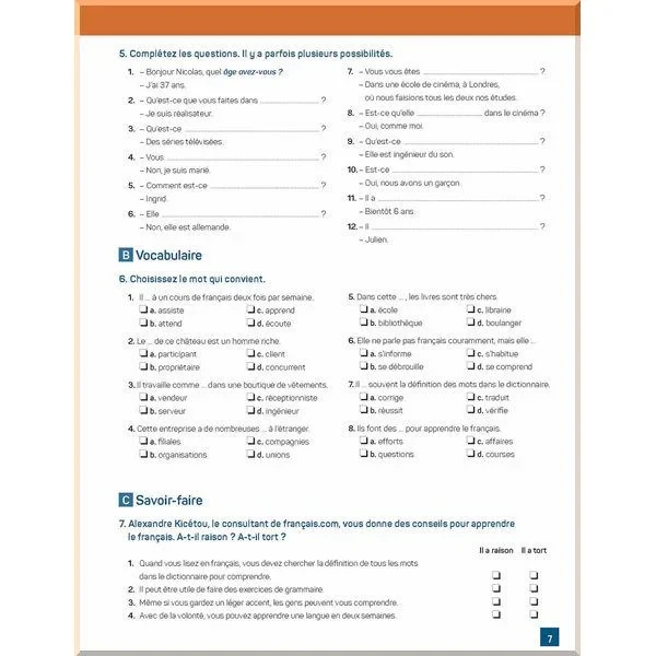 Робочий зошит Français.com 3e Édition Intermédiaire Cahier d'activités - Зображення 4