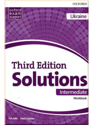 Робочий зошит Solutions Third Edition Intermediate Workbook Edition for Ukraine
