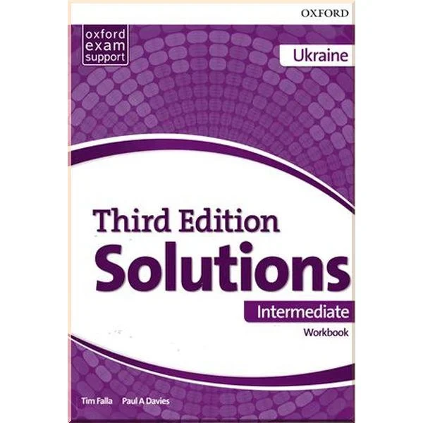 Робочий зошит Solutions Third Edition Intermediate Workbook Edition for Ukraine