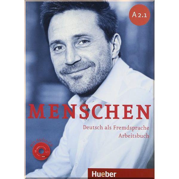 Робочий зошит Menschen A2.1 Arbeitsbuch mit Audio-CD