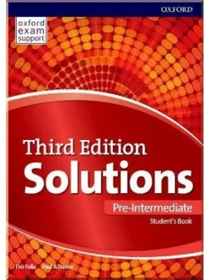Підручник Solutions Third Edition Pre-Intermediate Student's Book with Online Practice