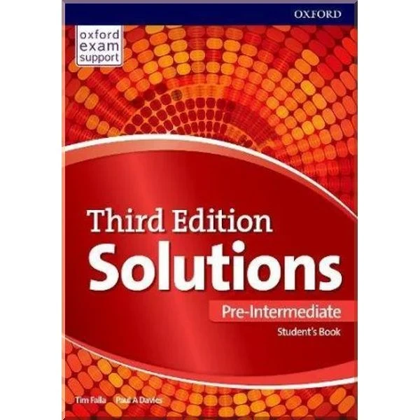Підручник Solutions Third Edition Pre-Intermediate Student's Book with Online Practice