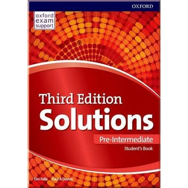 Підручник Solutions Third Edition Pre-Intermediate Student's Book