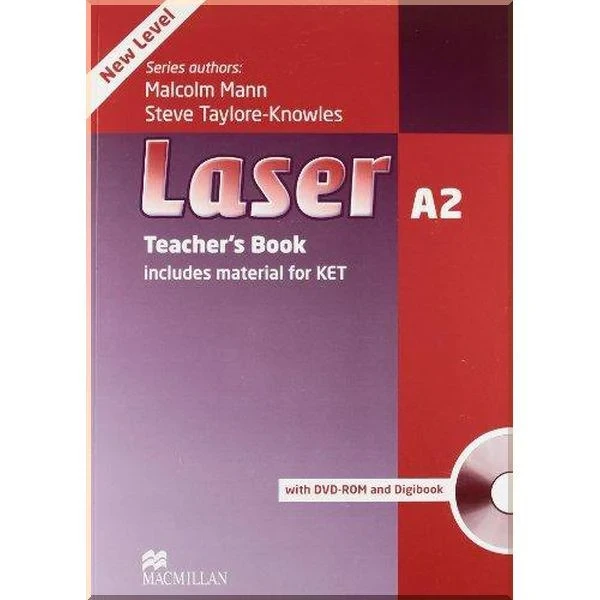 Книга для вчителя Laser 3rd Edition A2 Teacher's Book with DVD-ROM and Digibook