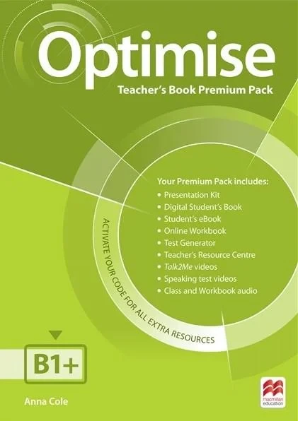 Книга для вчителя Optimise B1+ Teacher's Book Premium Pack
