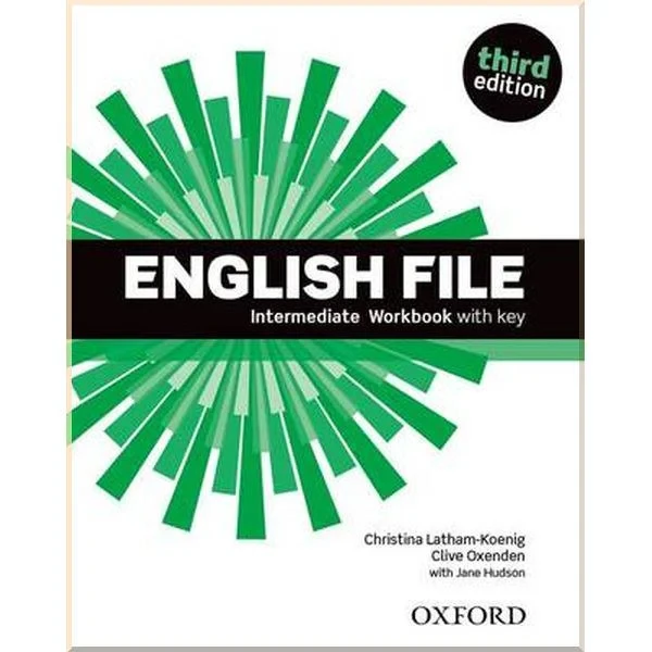 Робочий зошит English File Third Edition Intermediate Workbook with key