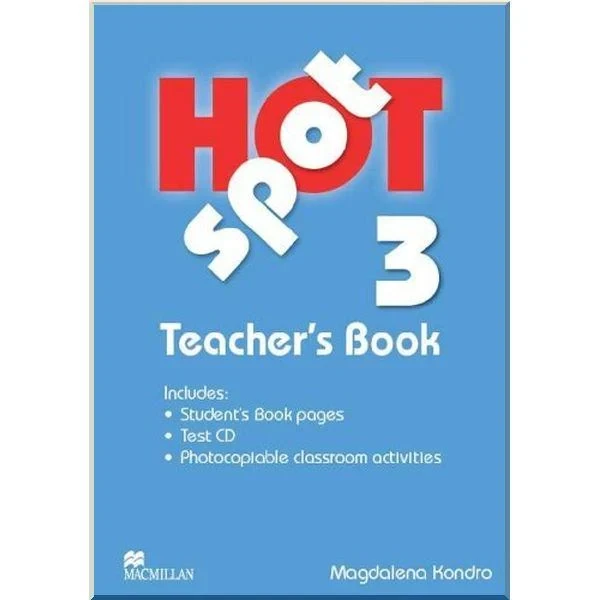 Книга для вчителя Hot Spot 3 Teacher's Book with Test CD