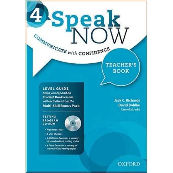 Книга для вчителя Speak Now 4 Teacher's Book with Testing program CD-ROM