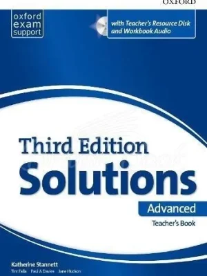 Книга для вчителя Solutions Third Edition Advanced Teacher's Book with Teacher's Resource Disc