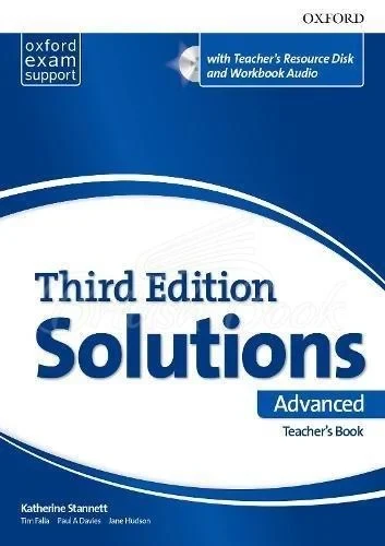 Книга для вчителя Solutions Third Edition Advanced Teacher's Book with Teacher's Resource Disc