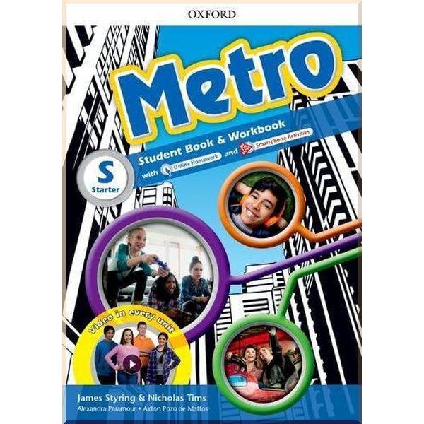 Підручник і робочий зошит Metro Starter Student's Book and Workbook Pack with Online Homework