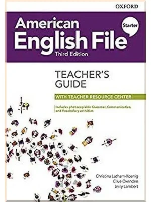 Книга для вчителя American English File Third Edition Starter Teacher's Book with Teacher Resource Center