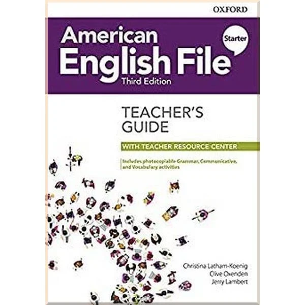 Книга для вчителя American English File Third Edition Starter Teacher's Book with Teacher Resource Center