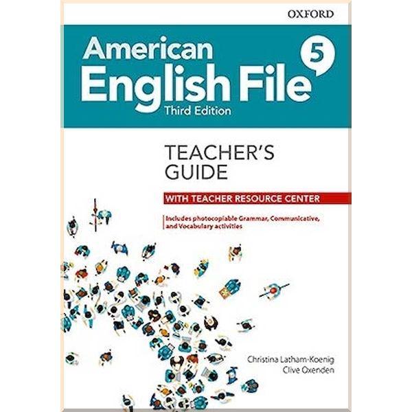 Книга для вчителя American English File Third Edition 5 Teacher's Book with Teacher Resource Center