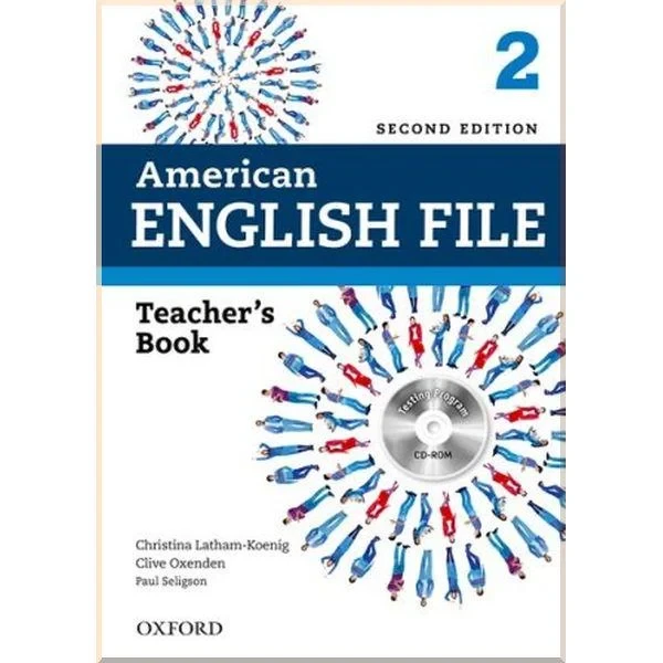 Книга для вчителя American English File Second Edition 2 Teacher's Book with Testing Program CD-ROM