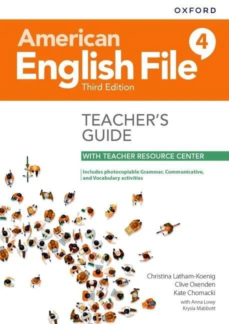 Книга для вчителя American English File Third Edition 4 Teacher's Book with Teacher Resource Center
