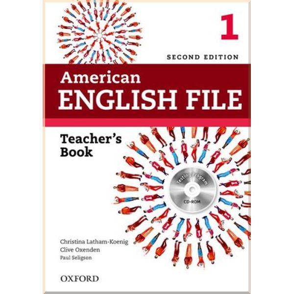 Книга для вчителя American English File Second Edition 1 Teacher's Book with Testing Program CD-ROM