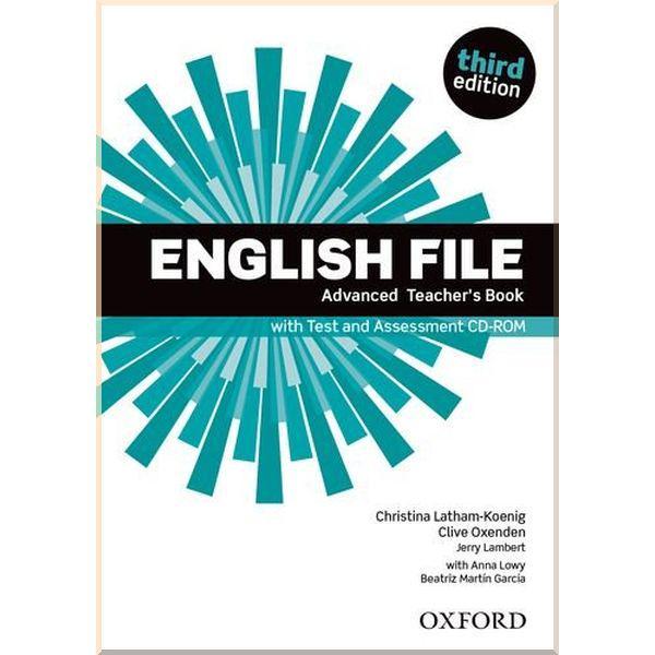 Книга для вчителя English File Third Edition Advanced Teacher's Book with Test and Assessment CD-ROM