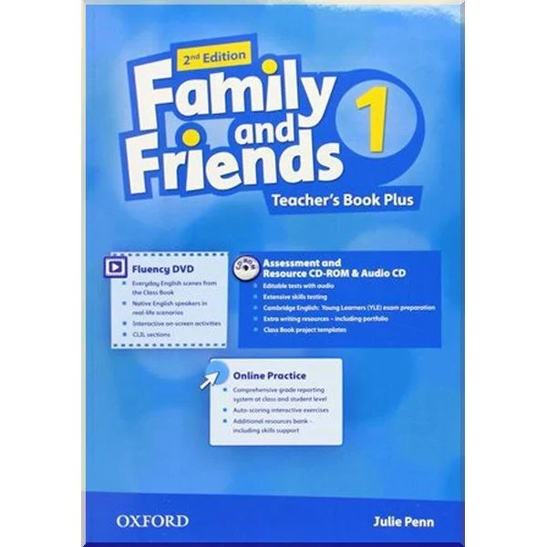 Книга для вчителя Family and Friends 2nd Edition 1 Teacher's Book Plus with Assessment and Resource CD-ROM and Audio CD