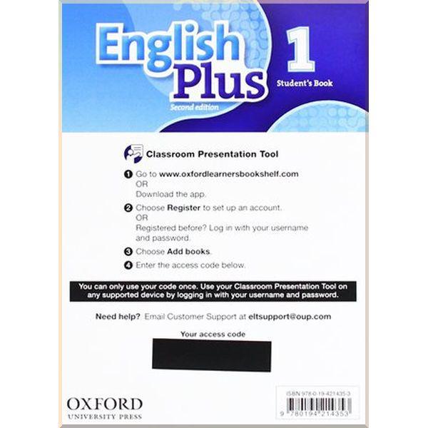 Ресурси для інтерактивної дошки English Plus Second Edition 1 Student's Book Classroom Presentation Tool eBook Pack