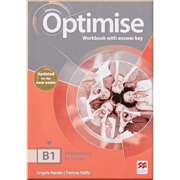 Робочий зошит Optimise B1 Workbook with answer key with Online Workbook Updated for the New Exam