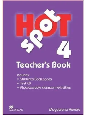 Книга для вчителя Hot Spot 4 Teacher's Book with Test CD