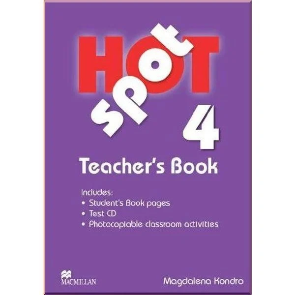 Книга для вчителя Hot Spot 4 Teacher's Book with Test CD