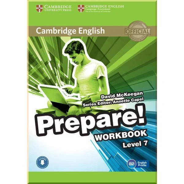 Робочий зошит Cambridge English Prepare! 7 Workbook with Downloadable Audio
