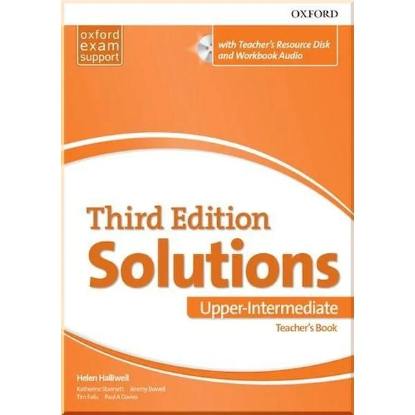 Книга для вчителя Solutions Third Edition Upper-Intermediate Teacher's Book with Teacher's Resource Disc and Workbook Audio