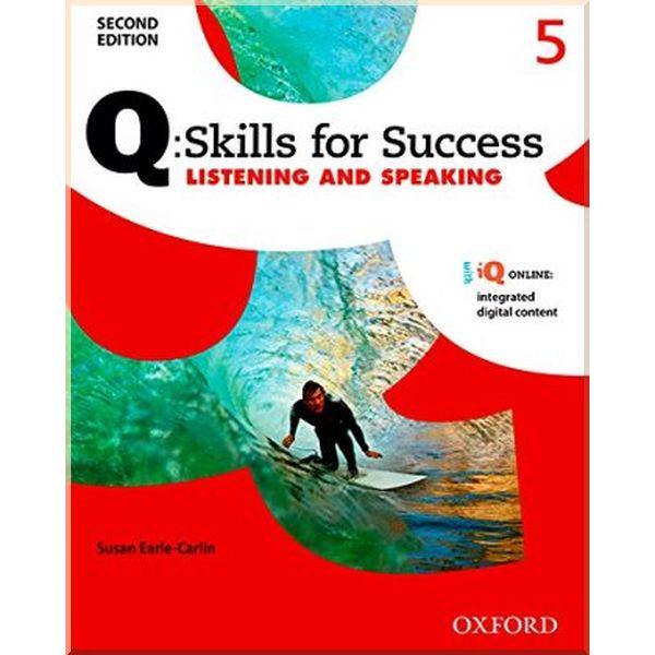 Підручник Q: Skills for Success Second Edition. Listening and Speaking 5 Student's Book with iQ Online