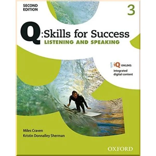 Підручник Q: Skills for Success Second Edition. Listening and Speaking 3 Student's Book with iQ Online