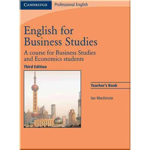 Книга для вчителя English for Business Studies Third Edition Teacher's Book