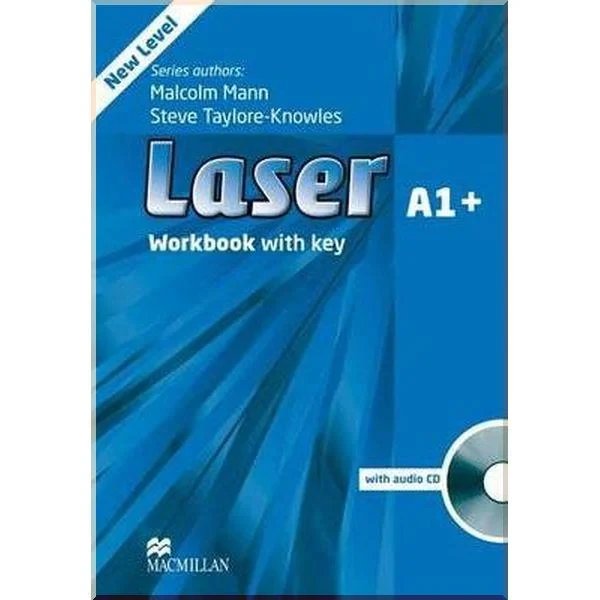 Робочий зошит Laser 3rd Edition A1+ Workbook with key and audio CD