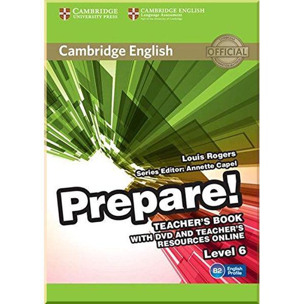 Книга для вчителя Cambridge English Prepare! 6 Teacher's Book with DVD and Teacher's Resources Online