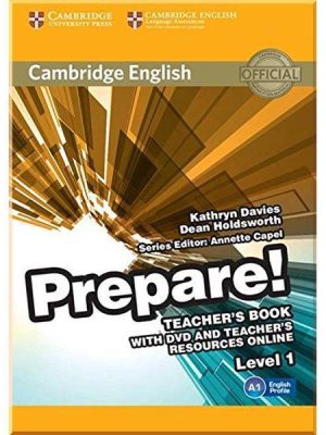 Книга для вчителя Cambridge English Prepare! 1 Teacher's Book with DVD and Teacher's Resources Online