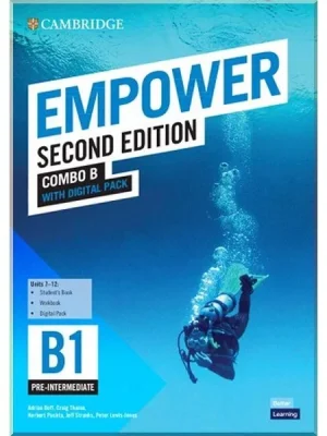 Підручник і робочий зошит Cambridge Empower Second Edition B1 Pre-Intermediate Combo B with Digital Pack