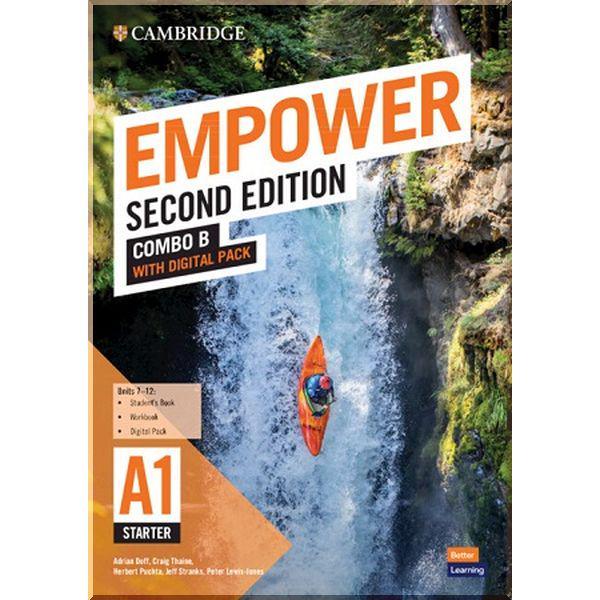 Підручник і робочий зошит Cambridge Empower Second Edition A1 Starter Combo B with Digital Pack