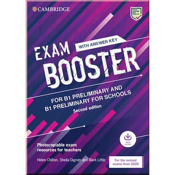 Книга Exam Booster for Preliminary and Preliminary for Schools Second Edition with answer key for the revised exams 2020