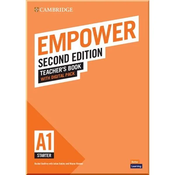 Книга для вчителя Cambridge Empower Second Edition A1 Starter Teacher's Book with Digital Pack