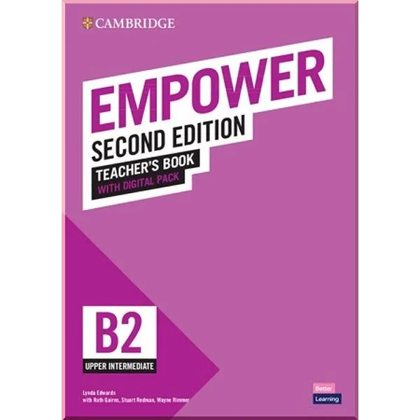 Книга для вчителя Cambridge Empower Second Edition B2 Upper-Intermediate Teacher's Book with Digital Pack