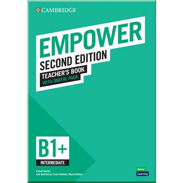 Книга для вчителя Cambridge Empower Second Edition B1+ Intermediate Teacher's Book with Digital Pack