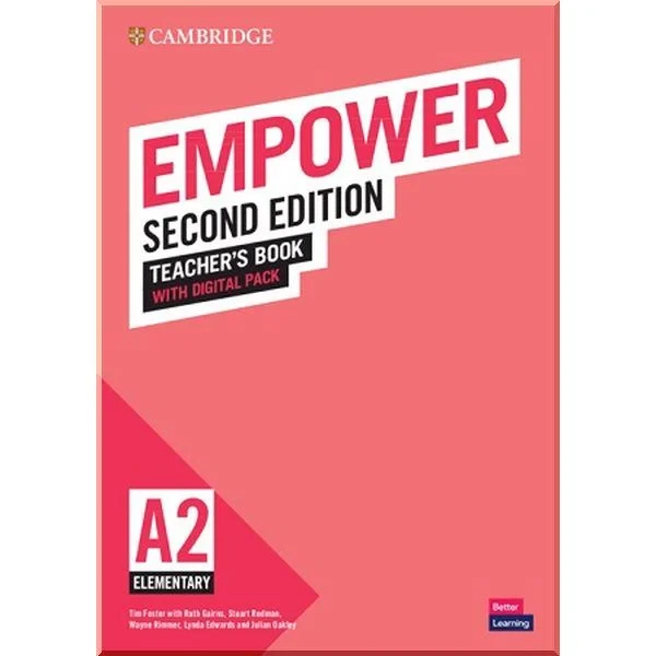 Книга для вчителя Cambridge Empower Second Edition A2 Elementary Teacher's Book with Digital Pack