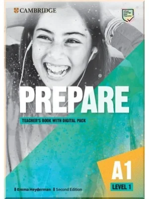 Книга для вчителя Cambridge English Prepare! Second Edition 1 Teacher's Book with Digital Pack