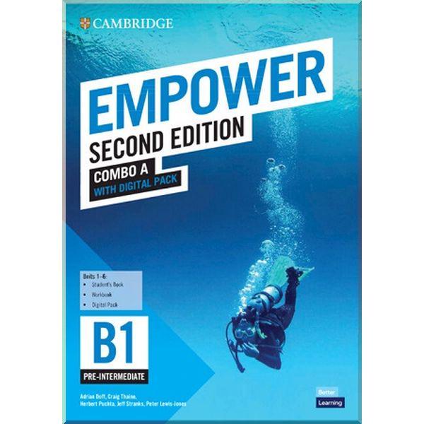 Підручник і робочий зошит Cambridge Empower Second Edition B1 Pre-Intermediate Combo A with Digital Pack